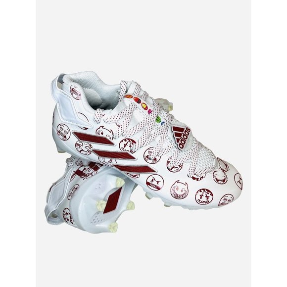 Adidas Freak 22 Big Mood GZ6901 Emoji White/Red Football Cleats Mens Size 14 - Picture 9 of 11